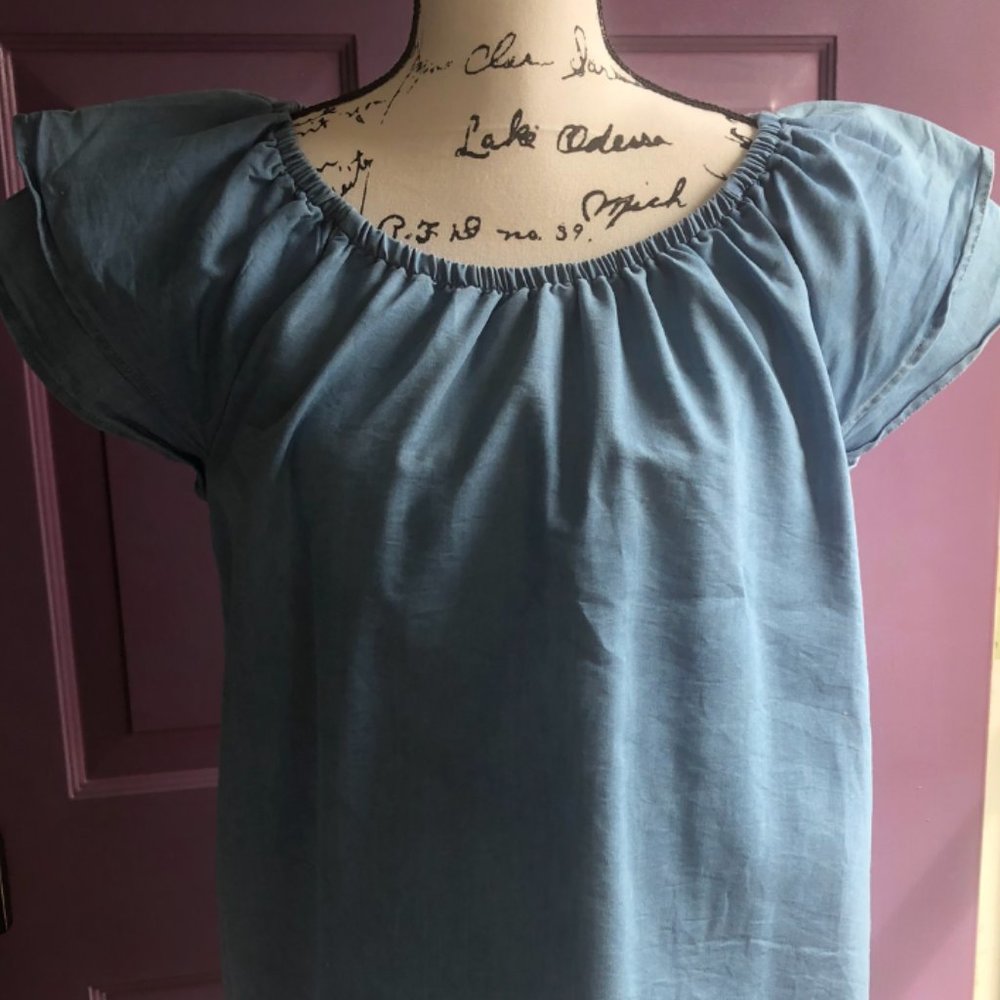 Soft Denim Top